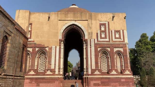 Majestic Ancient Gateway at Qutb Minar Complex, Delhi