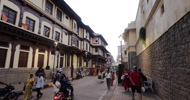Bustling Evening Street Life in Pune, India