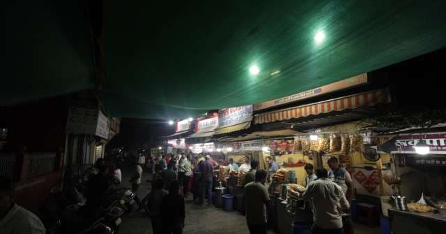 Bustling Indian Night Market Street Food Experience
