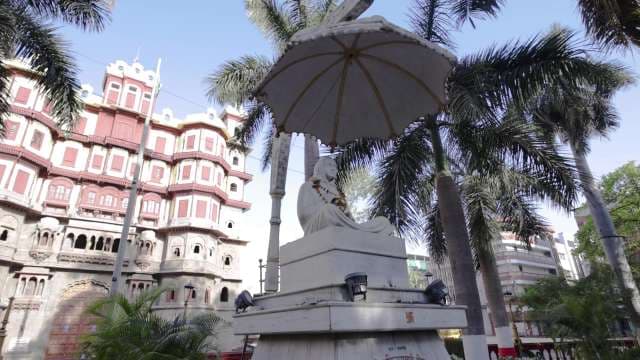 Rani Ahilyabai Holkar Statue at Rajwada Palace in Indore