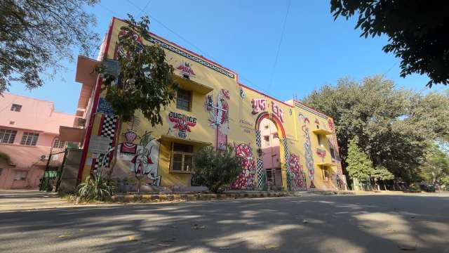 Colorful Street Art at Delhi's Lodhi Art District
