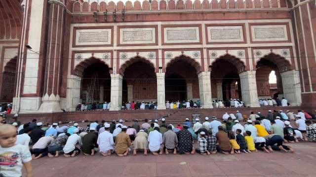 Friday Prayers at Jama Masjid: Devotion in Grand Mosque