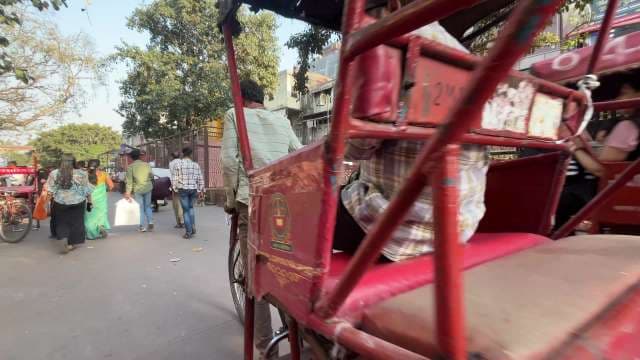 Exploring Old Delhi Streets by Traditional Rickshaw Ride