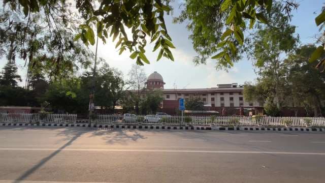 Supreme Court of India Building View on Sunny Day