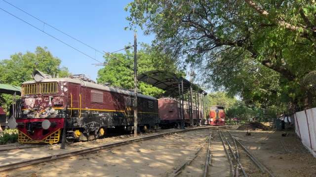 Vintage Electric Locomotives at National Rail Museum Delhi
