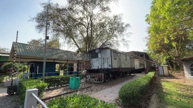 Historic Indian Train Exhibit at National Rail Museum
