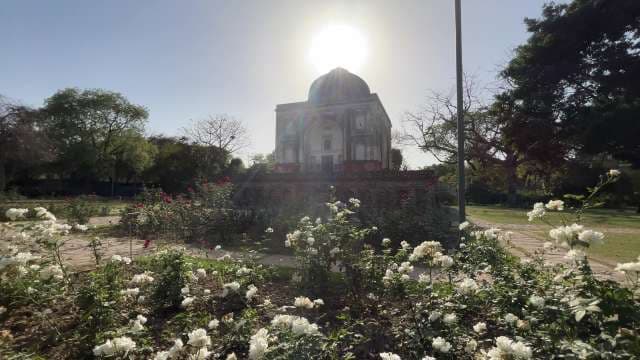 Sunrise Over Mohammed Shah Tomb at Lodi Gardens