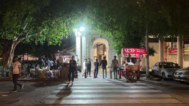 Nightlife and Street Food at Connaught Place, New Delhi