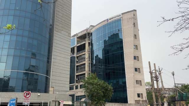Modern Brenntag Office Building Exterior in Urban Setting