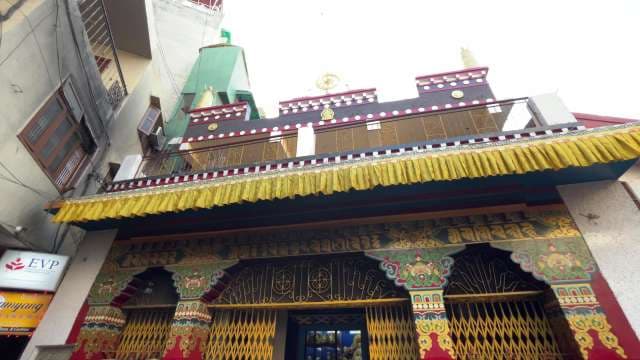 Colorful Tibetan Buddhist Monastery in Majnu-ka-tilla, Delhi