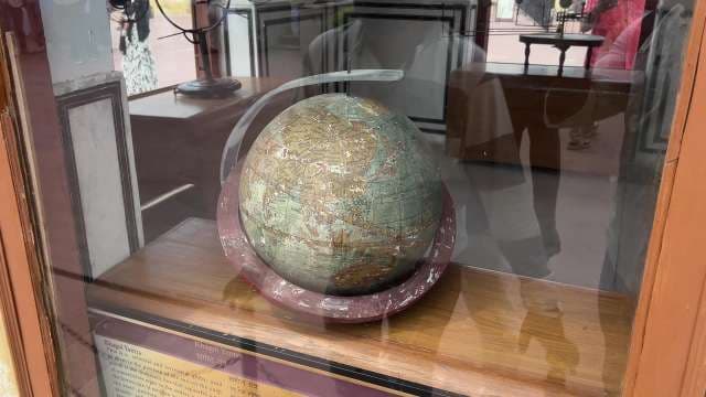 Ancient Khagol Yantra Globe at Jantar Mantar Jaipur