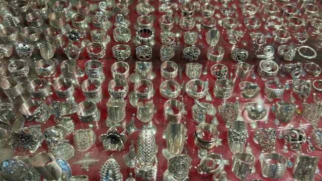 Stunning Sterling Silver Rings Display Collection