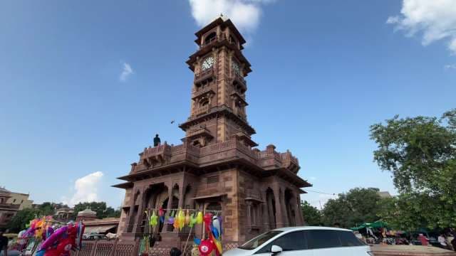 Exploring Ghanta Ghar Clock Tower in Jodhpur, India