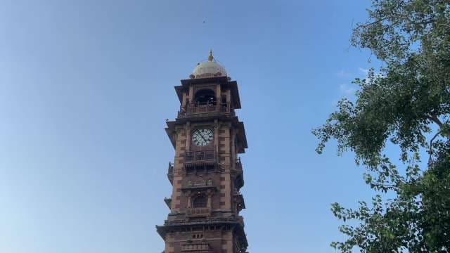 Majestic Ghanta Ghar Clock Tower in Jodhpur Skyline