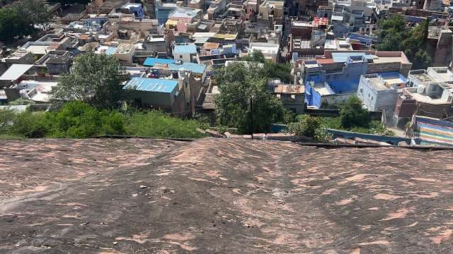 Colorful Urban Landscape View from Mehrangarh Fort, Jodhpur