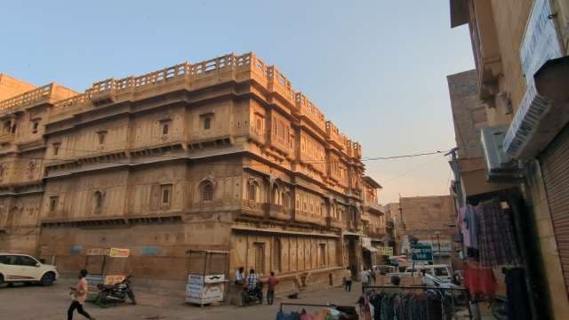Golden Hour at Jaisalmer Fort Streets, Rajasthan