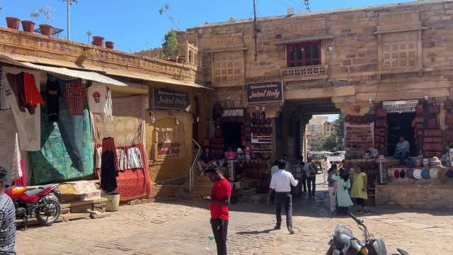 Exploring Bustling Jaisalmer Bazaar and Historic City Gate