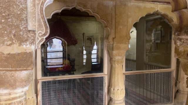 Stunning Indian Palace Interior With Ornate Archways