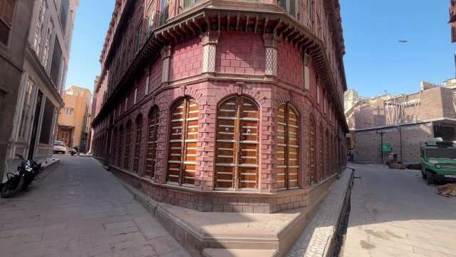 Historic Pink Haveli on Narrow Jodhpur Street
