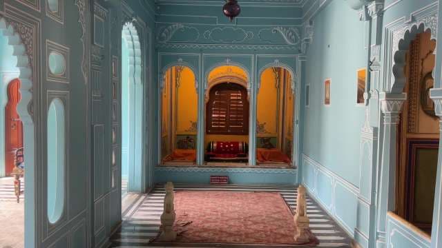 Stunning Blue Room Inside Jaipur City Palace