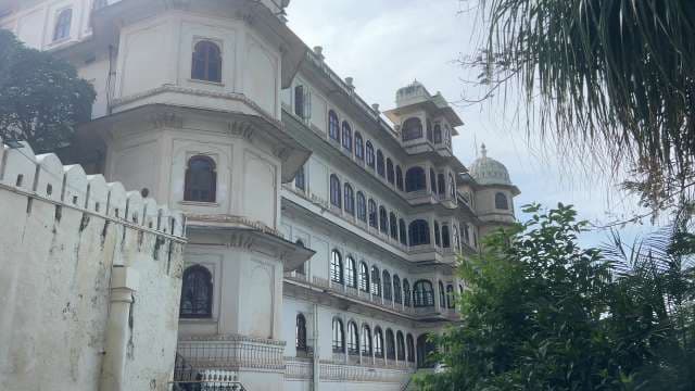 Stunning Exterior View of Udaipur City Palace Architecture