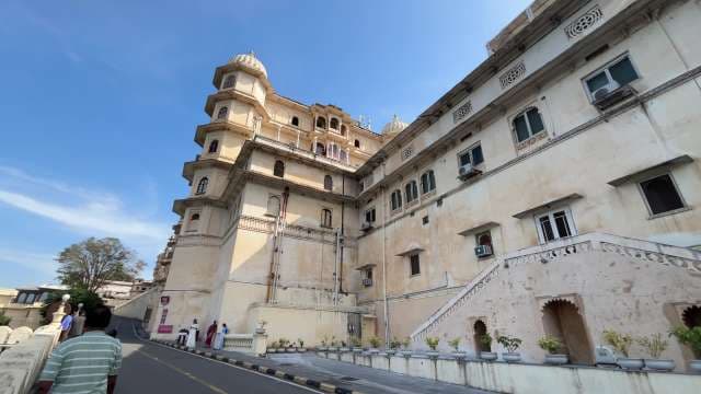 Majestic Facade of Udaipur City Palace in Rajasthan
