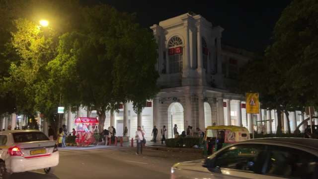 Stunning Night View of Connaught Place Delhi