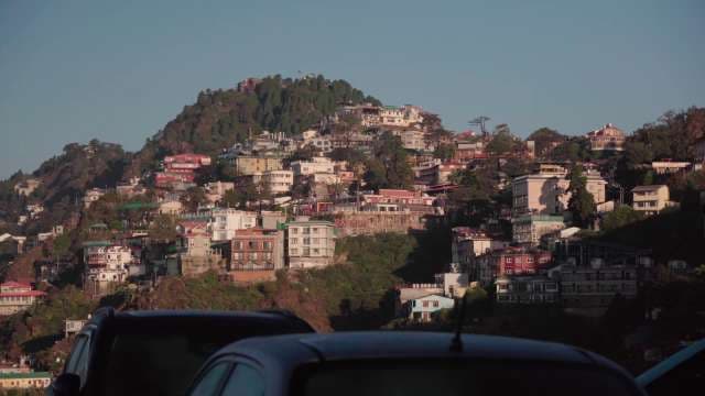 Beautiful view of Mussoorie Uttarakhand