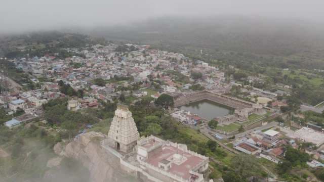 Aerial View of Cheluvanarayana Swamy Temple Complex 