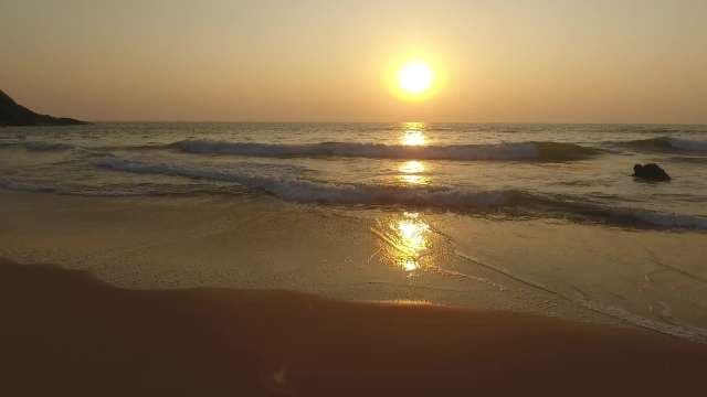 Golden Sunset Over Arabian Sea