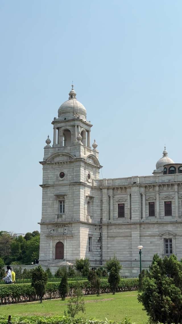 Historic White Stone Victoria Memorial, Kolkata
