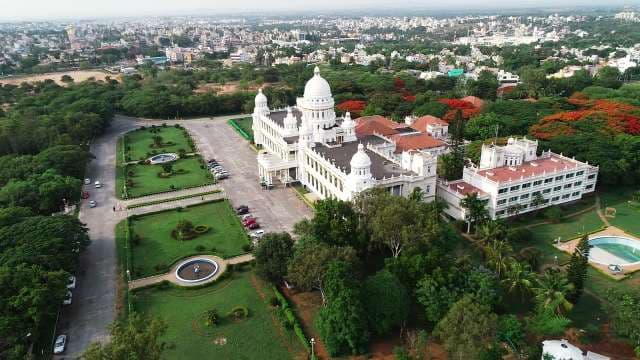 Aerial View of Lalitha Mahal Palace Hotel
