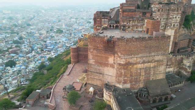 Majestic Mehrangarh Fort Overlooking the Iconic Blue City of Jodhpur