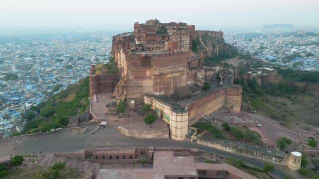 Majestic Mehrangarh Fort Overlooking the Blue City of Jodhpur