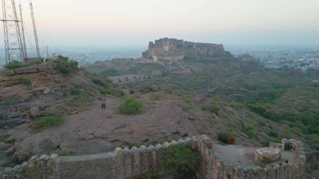 Majestic View of Mehrangarh Fort and Jodhpur City at Dawn