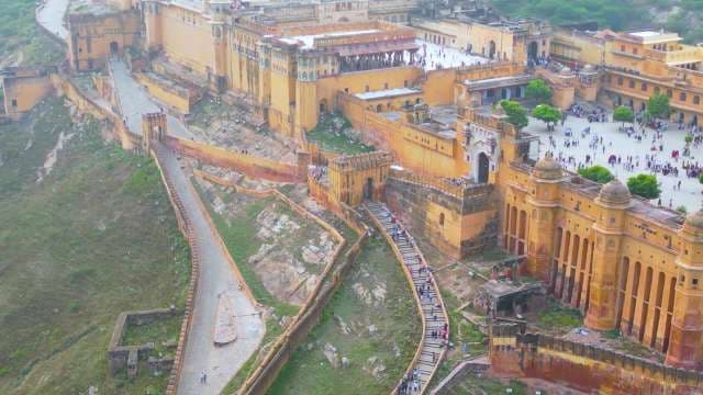 The Majestic Amber Fort: A Historic Landmark in Jaipur, India