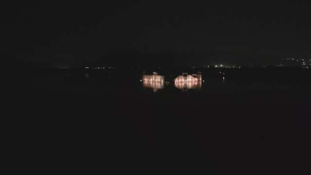 Breathtaking Night View of Jal Mahal Water Palace in Jaipur India
