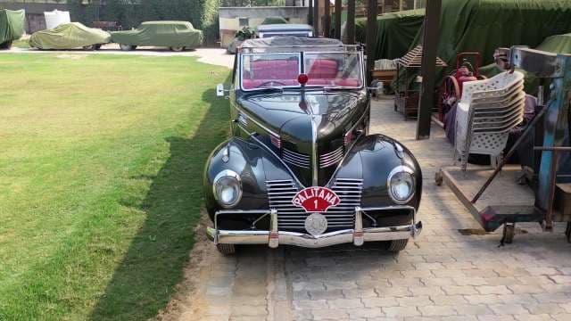 Front View of a Rare Palitana 1 Vintage Convertible Classic Car