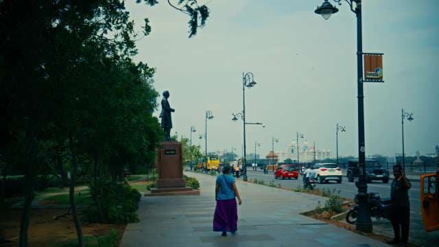 Urban Street Scene and Traffic in Hyderabad India
