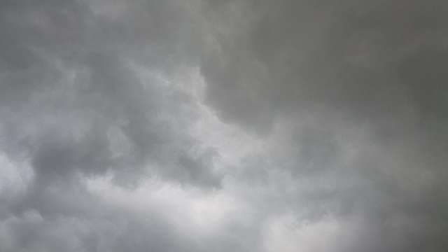 Dramatic Dark Storm Clouds in Overcast Sky