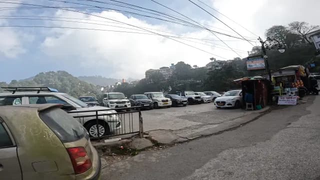 Drive Through Scenic Hill Station Mussoorie India