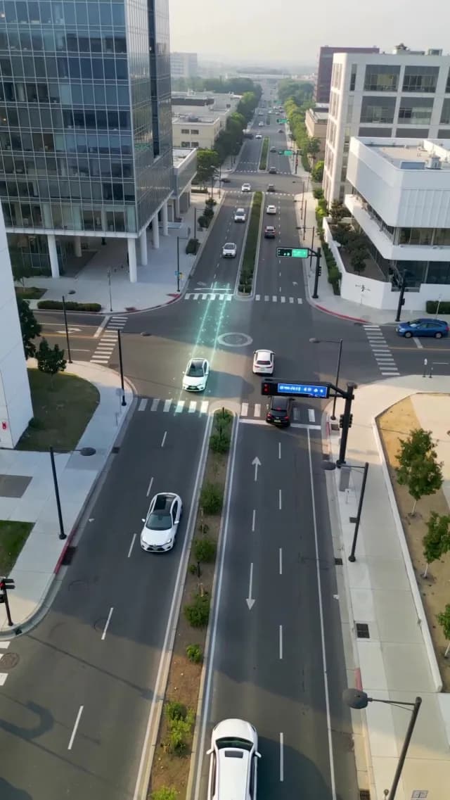 Autonomous Smart Car Navigating Modern City Intersection