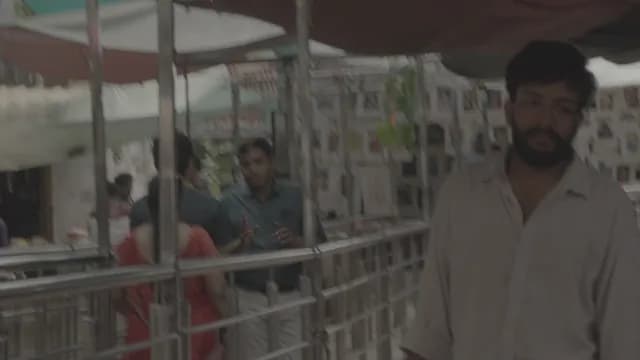 Crowded Entrance Way to Brahma Temple, Puskar