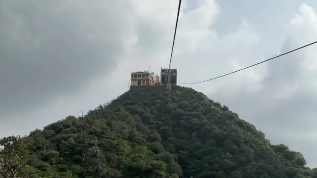 Cable Car Ropeway Leading to Savitri Devi Mandir in Pushkar