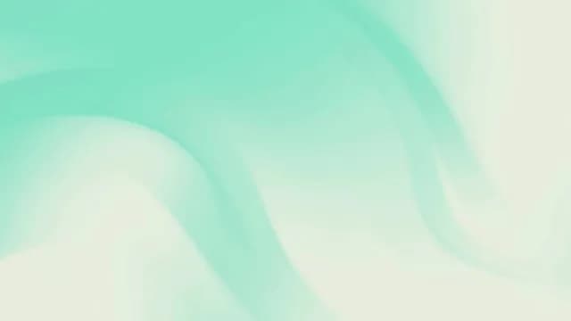 Soft Mint Green and White Abstract Gradient Waves Background