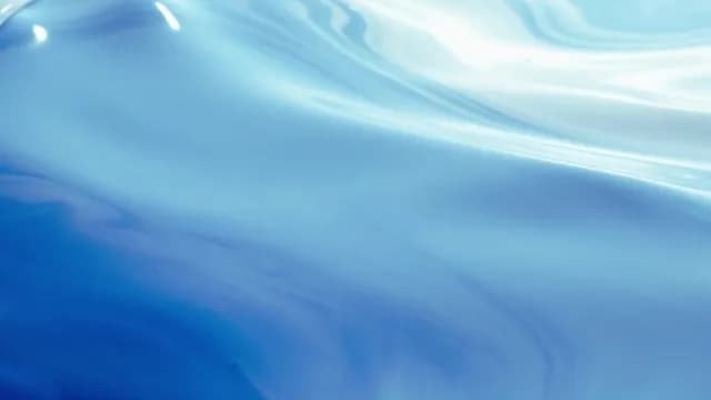 Abstract Blue and White Liquid Swirl Macro Background