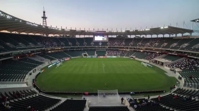 Wide Angle View of Allianz Stadium in Sydney at Dusk