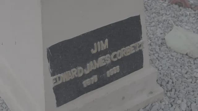 Memorial Plaque of Jim Edward James Corbett, Uttarakhand