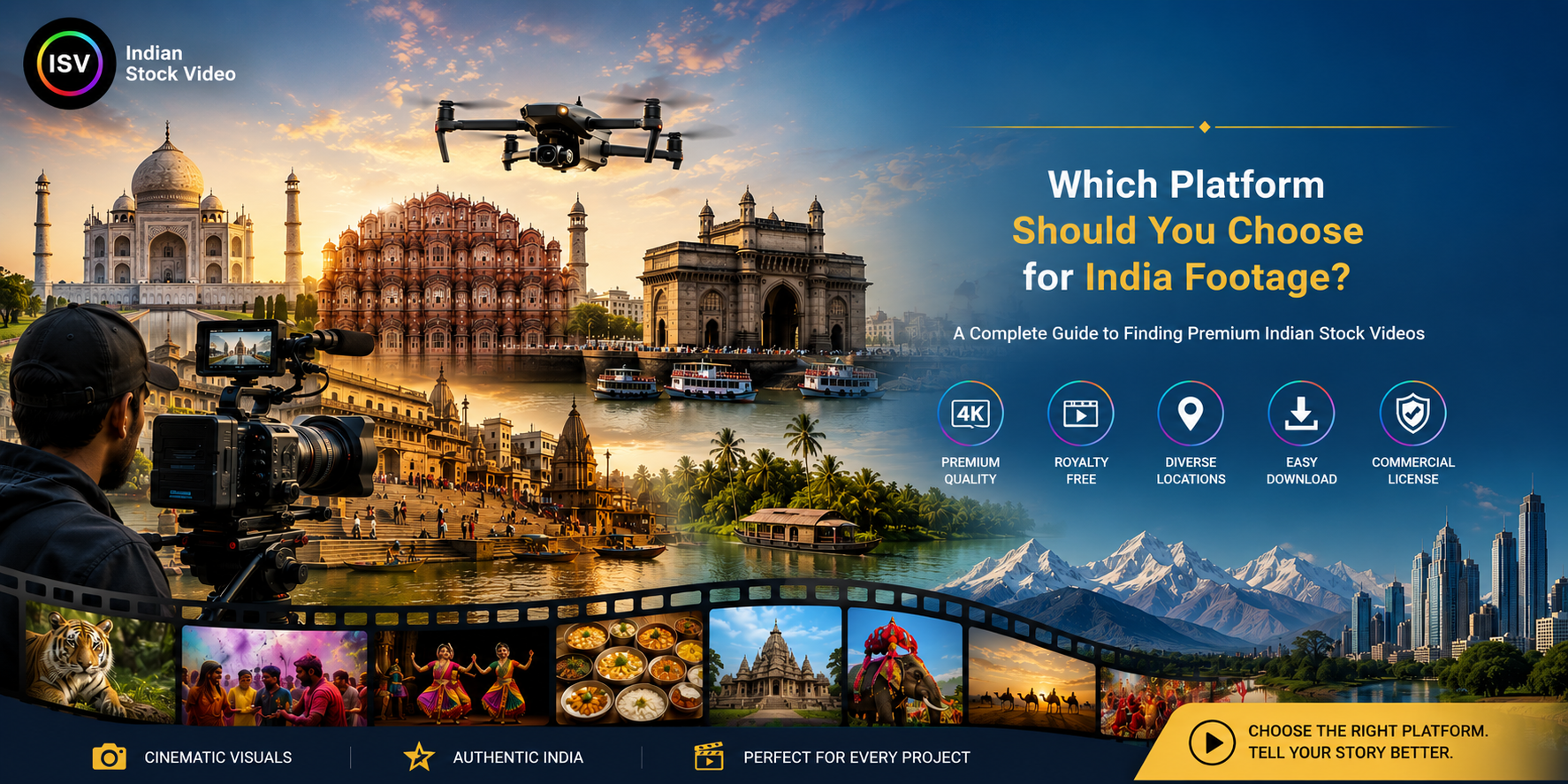 ISV vs Shutterstock for India Footage: Which Platform Should You Choose
