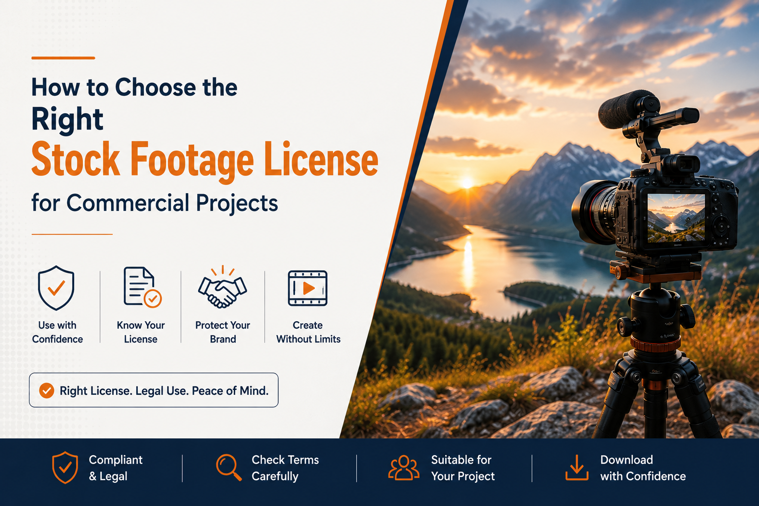 How to Choose the Right Stock Footage License for Commercial Projects